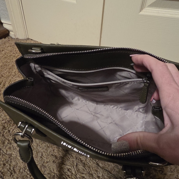 Michael Kors Forest Green Satchel - Picture 3 of 5
